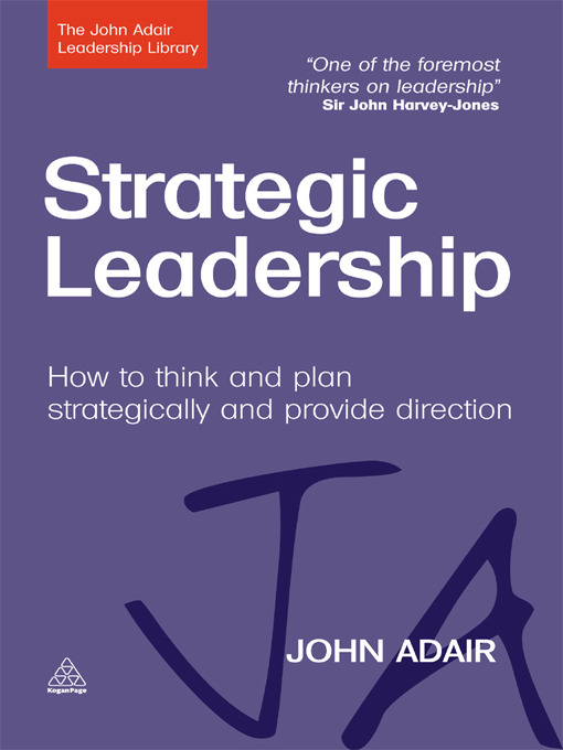 Cover image for Strategic Leadership